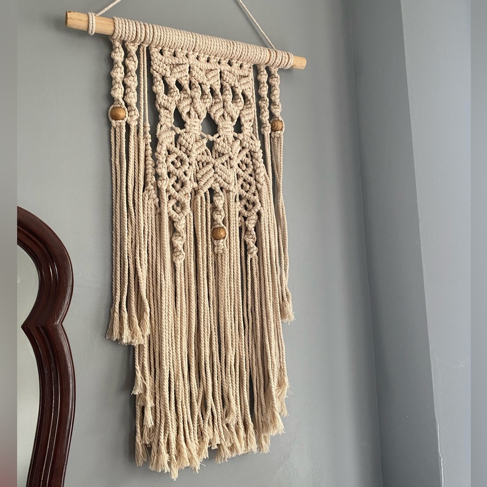 Boho macrame wall hang